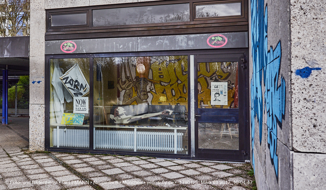 01.03.2017 - die Abrissbaustelle Quiddezentrum in Neuperlach